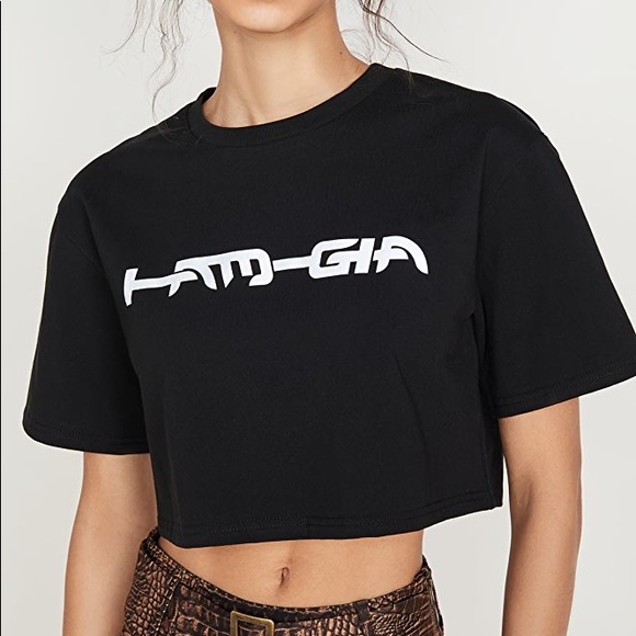 I Am Gia crop tee